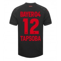 Camisa de time de futebol Bayer Leverkusen Edmond Tapsoba #12 Replicas 1º Equipamento 2023-24 Manga Curta